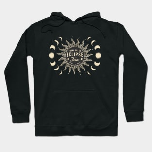 Total Solar Eclipse USA April 2024 Texas Hoodie